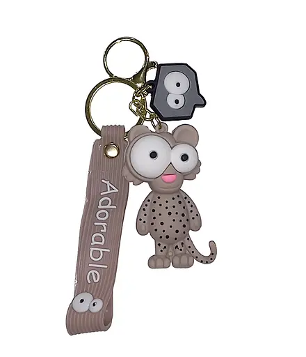 Брелок C 69946 Adorable (6900067699466) Коричневый - фото 1
