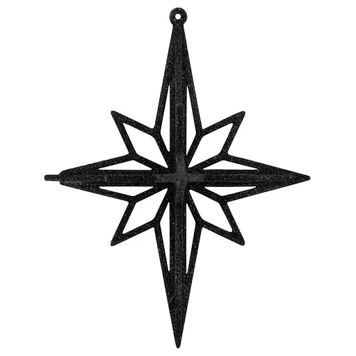 Ялинкова іграшка MIS LT Ромб малий 11х11х14 см чорний - фото 1