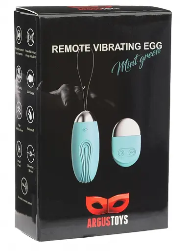 Виброяйцо Argus Remote Vibrating Egg 7.9 см мятный - фото 3
