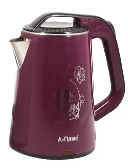 Електрочайник А-Плюс 2131G на 1,8 л 2000 Вт Фіолетовий - фото 1