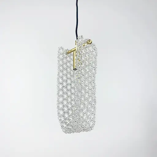 Подвесной светильник с хрустальными бусинами | Line F | Арт. SGA10/1 - фото 1