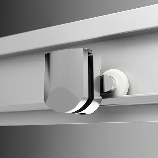 Душевая кабина Am.Pm Gem Square Slide 90x90 см без поддона хром матовый W90UG-403-090MT, Универсальная, прозрачный, хром матовый - фото 7