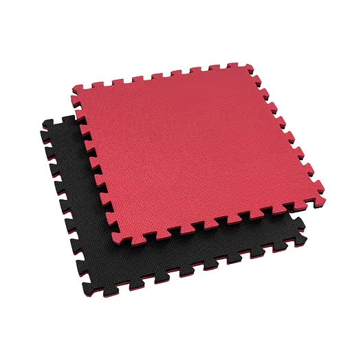 Мат-пазл Hop-Sport EVA 2см HS-A020PM - 4 частей красно-черный - фото 3