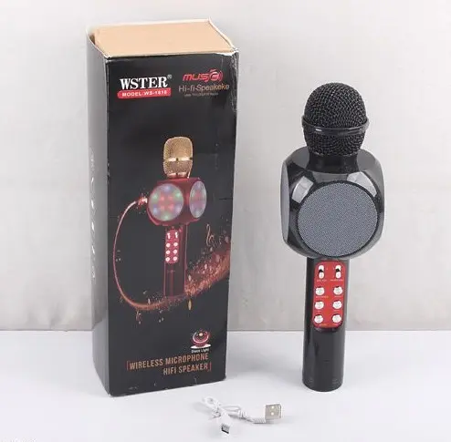 Микрофон беспроводной караоке Bluetooth, WS1816 - фото 2