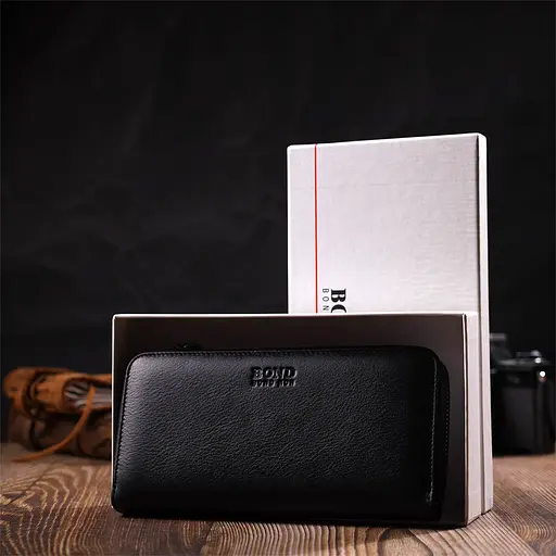 Кожаный женский кошелек Bond 10х19х2 см acs0027004 - фото 8