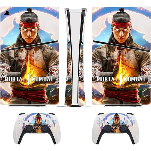 Наклейки для консолі DK Console Skin Sticker Mortal Kombat для PS5 Slim Digital (134229)