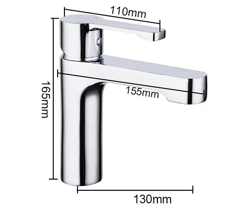 Смеситель для умывальника Gappo Tomahawk G1002-2 - фото 6