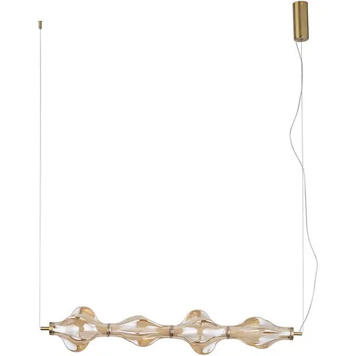 Підвісний світильник люстра TK Lighting 18216 Elva LED 1x30W 3000K 3642Lm IP20 латунний - фото 1