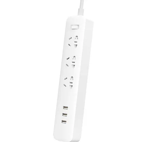 Подовжувач Xiaomi Mi Power Strip (3 розетки + 3 USB-port) 27W NRB4049CN - фото 2
