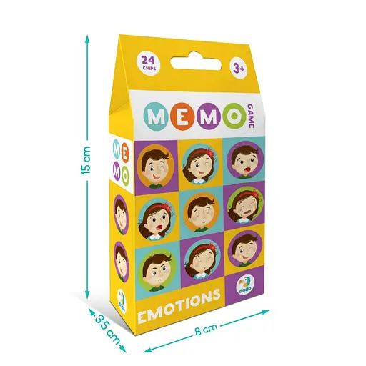 Настільна гра-мемо "Емоції" DoDo Toys 301240, 24 фішки із зображенням - фото 4