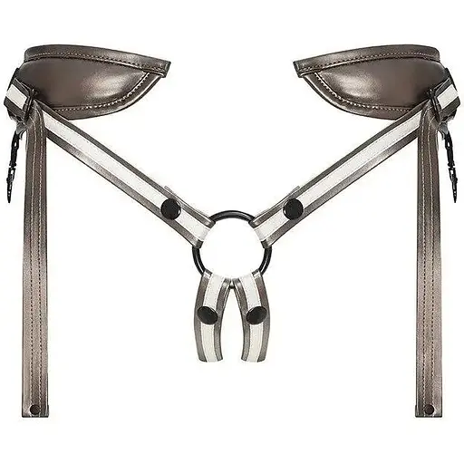 Трусы для страпона Strap-On-Me Leatherette Harness Desirous - фото 2
