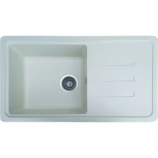 Кухонна мийка Romzha Trei 78 Biela (102)