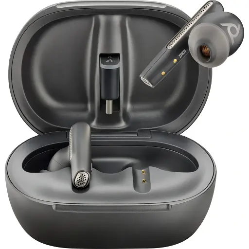 Навушники TWS Poly Voyager Free 60+ Earbuds + BT700C + TSCHC Black - фото 4