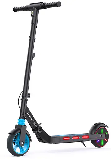 Детский электросамокат GIANT Kids E10 PRO 4.4Ah черный + Bluetooth колонка - фото 1