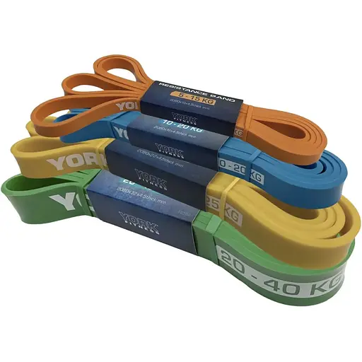 Набор резинок для фитнеса York Fitness 4 шт (5 - 40кг) - фото 9