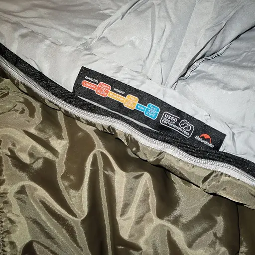 Спальник з капюшоном Naturehike U350 NH20MSD07, (1°C), правий, зелений - фото 11