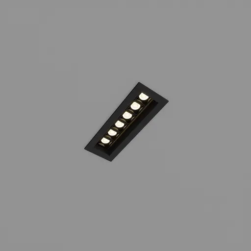 Вбудований світильник Skarlat RSL74165 6×2W BK+GD 4000K - фото 1