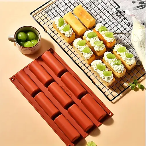 Силіконова форма для глазурованих сирків, батончиків, цукерок та льоду, Kitchen Master Коричневий 87343 - фото 2