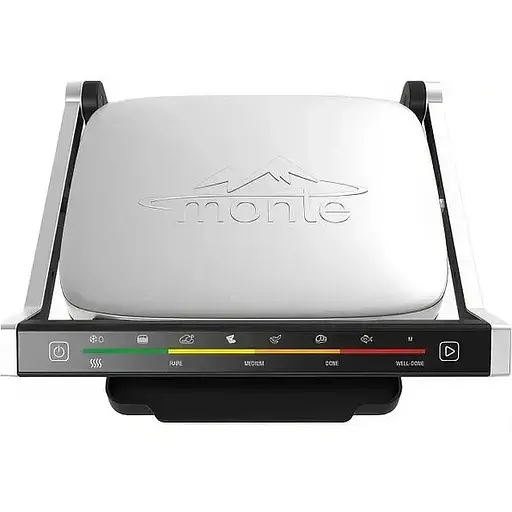 Притискний гриль Monte MT-3307 2000W з антипригарним покриттям - фото 2