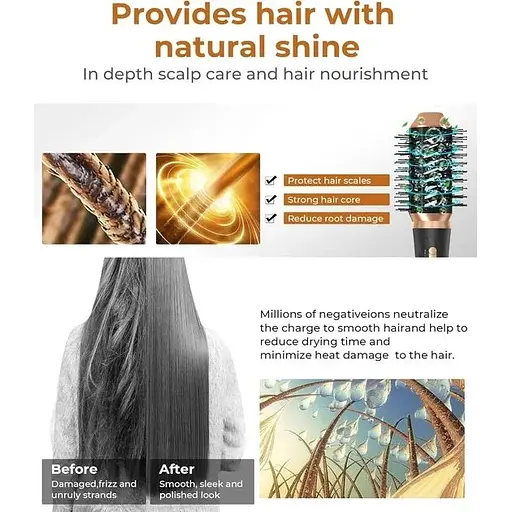 Набор стайлеров для волос OKWRAP 6 в 1 Черный - фото 7