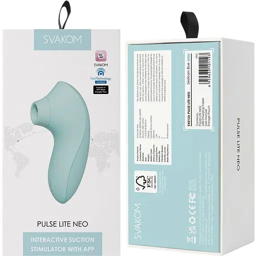 Вакуумний стимулятор Svakom Pulse Lite Neo Зелений - фото 6