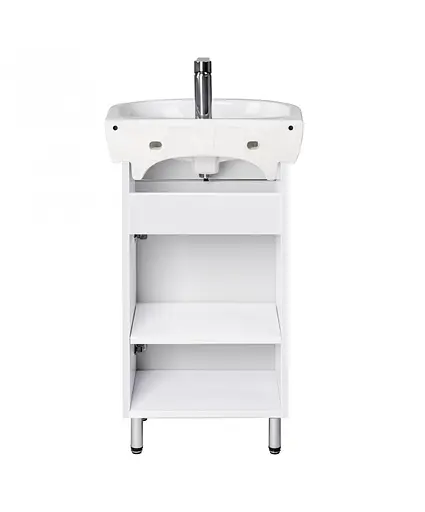 Тумба Мойдодир Фокус 50 з умивальником Solo 50 Білий - фото 2