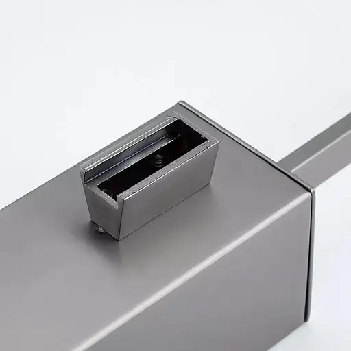 Ерш настенный скрытого монтажа Gappo G904-9, Графитовый хром - фото 4