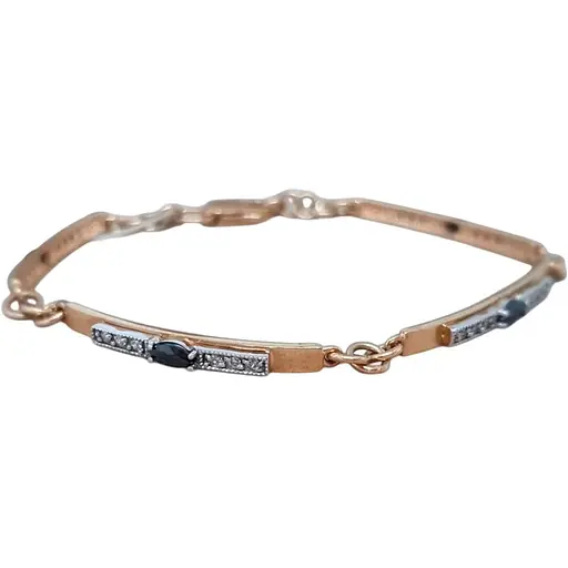 Золотой браслет Tango с фианитами. 893098 18