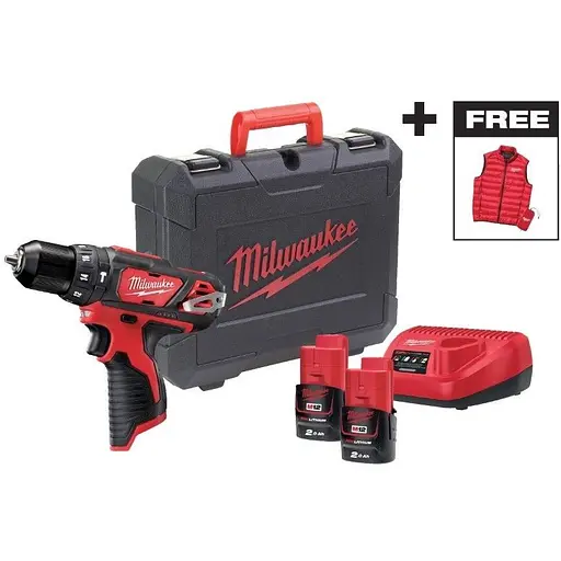 Шуруповерт-дрель Milwaukee M12 BPD-202C аккумуляторная 12В (4933499465)