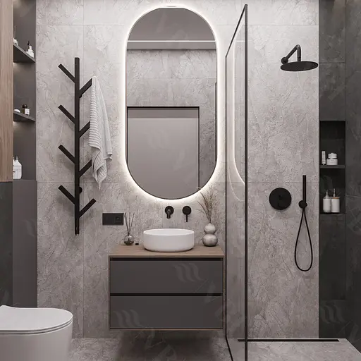 Умивальник VBI Prato white накладний VBI-011400, Білий - фото 3