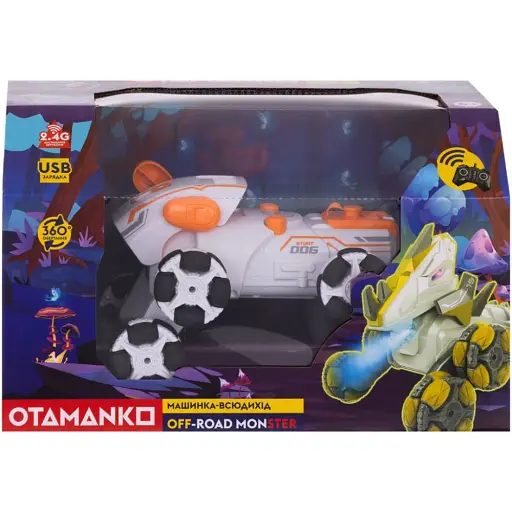 Машинка Otamanko Трюковой вездеход Off-road Monster Оранжевый - фото 4