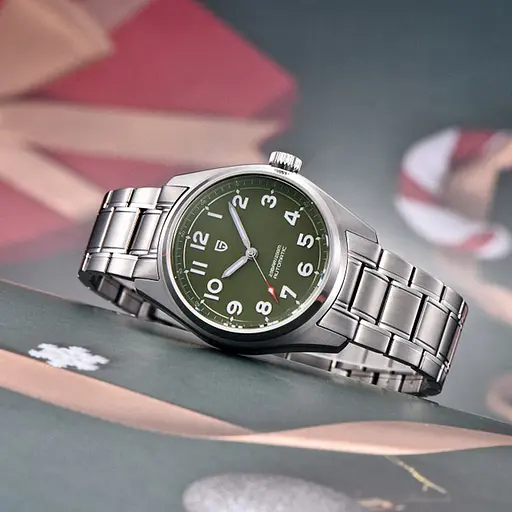 Наручные часы мужские PD-1717 Silver-Green Pagani Design acs0031112 - фото 5