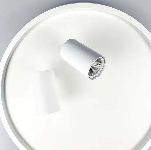 Стельова люстра LED в білому корпусі з направляючими спотами Line.F C 13/500 - фото 5