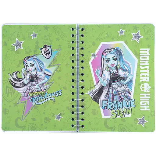 Щоденник шкільний Kite Monster High на спіралі тверда обкладинка (MH25-438) - фото 7
