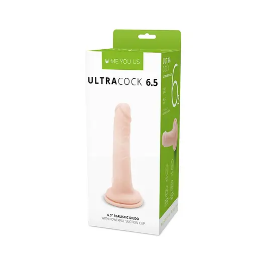 Фалоімітатор Me You Us Silicone Ultra Cock 6.5 in 16.5 см (тілесний) - фото 4
