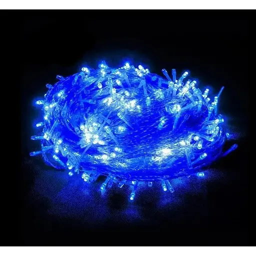 Електрична гірлянда Водоспад 3х3м різдвяна LED-штора 480 світлодіодів Новорічна гірлянда для декору Синя - фото 1