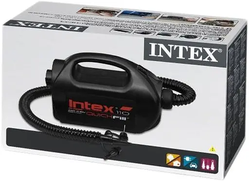 Насос электрический Intex от сети и прикуривателя 220-240 V 12 V 1100 л/мин (68609) - фото 4
