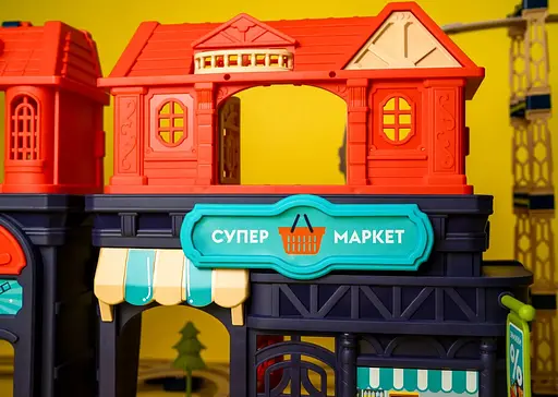 Ігровий набір Otamanko Хоробрий Паровозик трюкова залізна дорога 137 деталей - фото 6