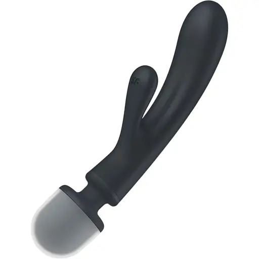 Вібратор Satisfyer Triple Lover Grey SO8789 (108397) - фото 2