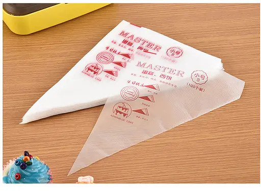 Мішки кондитерські одноразові поліетиленові (100 шт.) 31х26х17 см, Master Прозорий 83362 - фото 5