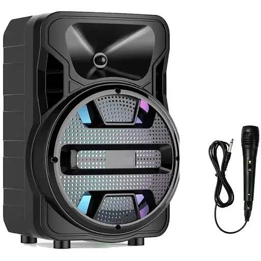 Музична Колонка Bluetooth S8007 з мікрофоном і LED - фото 1