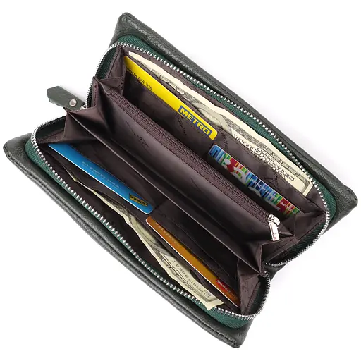 Гаманець-клатч для жінок із відділенням під телефон ST Leather 20х10.5х5 см acs0029699 - фото 6