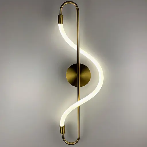 Настінний латунний світильник William Soft Line F WJ 221/700 AB - фото 10