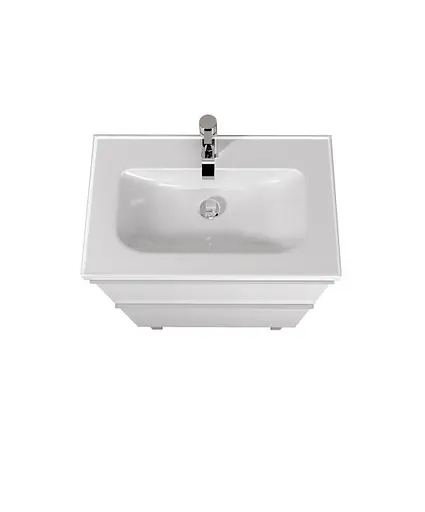 Тумба Мойдодир Grin 65-U с умывальником Fenova 65 Белый - фото 3