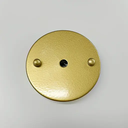 Одинарна кругла стельова основа у золотому кольорі 10х2 см | Line F | Арт. BASE 1 GD - фото 1