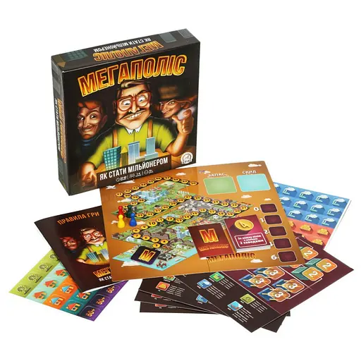 Настільна гра Мегаполіс "Як стати мільйонером" Arial 910039 укр. мовою - фото 2