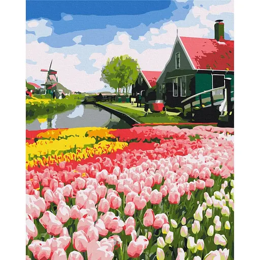 Картина за номерами Голландська провінція Brushme 40x50 см кольорова 000276523