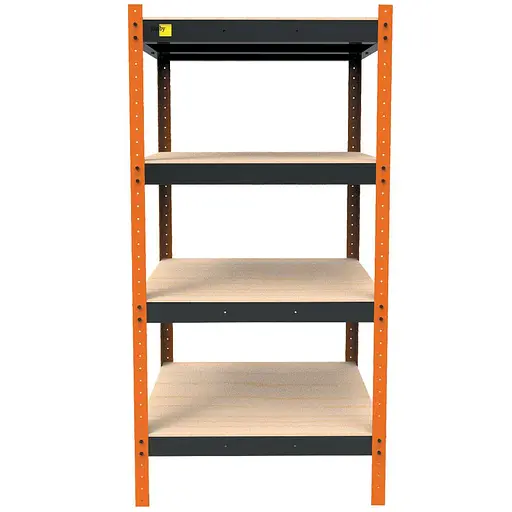 Металевий посилений стелаж Emby Heavy Series (розмір 2000х900x600мм) 4 полиці ДСП до 300кг - фото 3