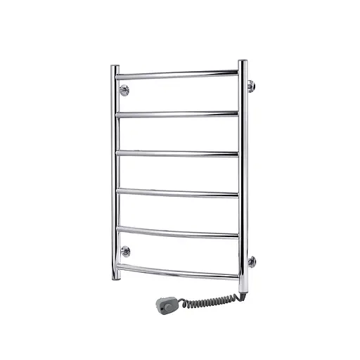 Полотенцесушитель электрический Kroner Дуга ДДER 700x500/6 ER CV026142, Хром, Правое - фото 1
