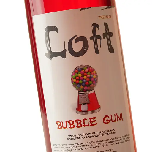 Сироп Loft Бабл Гам 0.7 л - фото 5
